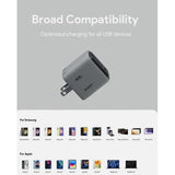Wholesale-Aukey PAC2 Comet 45W Wall Charger-Charger-Electro Vision Inc
