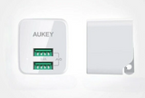 Wholesale-Aukey PAU32 Accel Ultra Compact USB Charger Dual USB Port-Electro Vision Inc