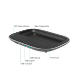 Wholesale-Aukey PAWL101 Power Bank with Built-In Wireless Charging Pad + Power Delivery Charging Base 10,000mAh-Charging Pad-Electro Vision Inc