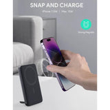 Wholesale-Aukey PB-MS01 MagFusion 6700 6700mAh Magnetic Wireless Charging Power Bank-Power Bank-Electro Vision Inc
