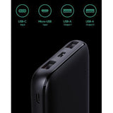 Wholesale-Aukey PB-N73 Ultra Thin Portable Charger 10000mAH 12W Power Bank-Power Bank-Electro Vision Inc