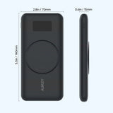 Wholesale-Aukey PB-WL02I MagAir 20W PD 10000mAh Magnetic Wireless Charging Power Bank-Power Bank-Electro Vision Inc