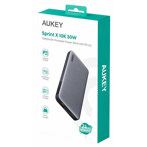 Wholesale-Aukey PB-Y41 Sprint X 10000mAh Portable Power Bank-Power Bank-Electro Vision Inc