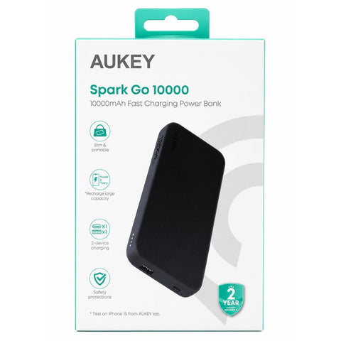 Wholesale-Aukey PB-Y46 Spark Go 10000 Fast Charging Power Bank-Power Bank-Electro Vision Inc