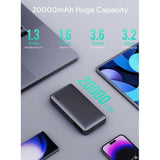 Wholesale-Aukey PBY42-RY Portable Power Bank 30W 20000mAh-Power Bank-Electro Vision Inc