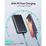 Wholesale-Aukey PBY42-RY Portable Power Bank 30W 20000mAh-Power Bank-Electro Vision Inc
