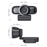 Wholesale-Aukey PCLM3 Autofocus Webcam 1080p Full HD-Electro Vision Inc