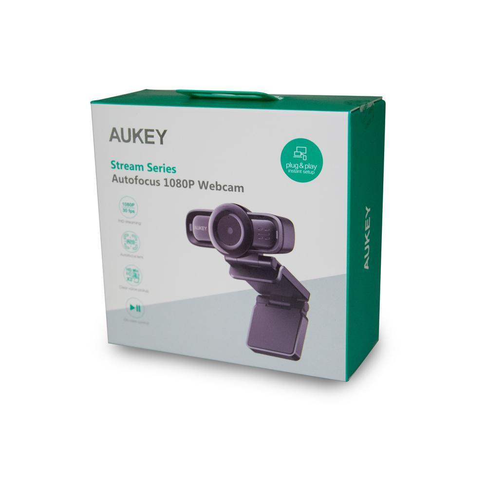 Wholesale-Aukey PCLM3 Autofocus Webcam 1080p Full HD-Web Camera-Electro Vision Inc