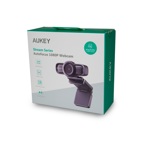 Wholesale-Aukey PCLM3 Autofocus Webcam 1080p Full HD-Electro Vision Inc