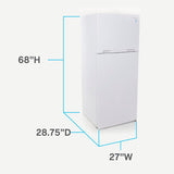 Wholesale-Avanti 14.3 CF Refrigerator White-Electro Vision Inc