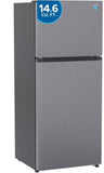 Wholesale-Avanti AVFF146DLJ0SS Counter Depth Garage-Ready Top Freezer Refrigerator 14.6 Cu. Ft.-Refrigerator-Electro Vision Inc