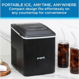 Wholesale-Avanti AVIM2625BK Portable Table Top / Counter Top 26lbs Bullet Ice Maker in Black-Ice Maker-Electro Vision Inc