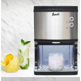Wholesale-Avanti NIMD3323SIS Countertop Nugget Ice Maker 33 LB Stainless Steel-Ice Maker-Electro Vision Inc