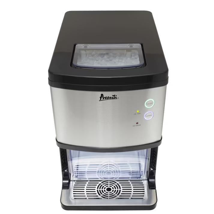 Wholesale-Avanti NIMD3323SIS Countertop Nugget Ice Maker 33 LB Stainless Steel-Ice Maker-Electro Vision Inc