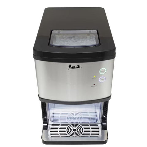 Wholesale-Avanti NIMD3323SIS Countertop Nugget Ice Maker 33 LB Stainless Steel-Ice Maker-Electro Vision Inc