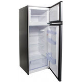 Wholesale-Avanti RA75V1B 7.4 cu.ft. Built-in Top Freezer Refrigerator in Black-Refrigerator-Electro Vision Inc