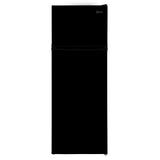 Wholesale-Avanti RA75V1B 7.4 cu.ft. Built-in Top Freezer Refrigerator in Black-Refrigerator-Electro Vision Inc