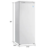 Wholesale-Avanti VFM58B0W - Vertical Freezer 5.8 cf-Freezer-Electro Vision Inc