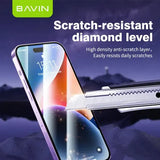 Wholesale-BAVIN Full Cover Tempered Glass Screen Protector for iPhone 16 - 2 pack-Electro Vision Inc
