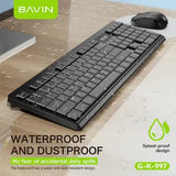 Wholesale-BAVIN G-K-997 Wireless Keyboard & Mouse for PC & Laptop 2.4G-Keyboard-Electro Vision Inc