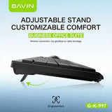Wholesale-BAVIN G-K-997 Wireless Keyboard & Mouse for PC & Laptop 2.4G-Keyboard-Electro Vision Inc