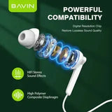 Wholesale-BAVIN H-C-HX867 HiFi Stereo Wired Earphones-Earbuds | Headphone-Electro Vision Inc