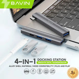 Wholesale-BAVIN HUB17 4-in-1 Universal Docking Station HUB Adapter-Adapters-Electro Vision Inc