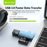 Wholesale-BAVIN OTG-51 2 in 1 Card Reader Adapter for Micro SD / TF Ca-Memory Card-Electro Vision Inc