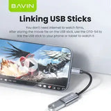 Wholesale-BAVIN OTG-54 USB-C to USB 3.0 OTG Adapter for Devices-Electro Vision Inc