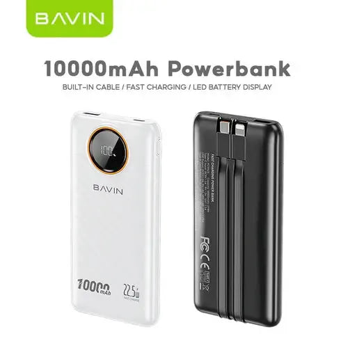 Wholesale-BAVIN Y-PC1152 10000mAh Fast Charging Powerbank-Power Adapter & Charger Accessories-Electro Vision Inc