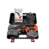 Wholesale-BEIHONG Mini Chainsaw Cordless 6-Inch with 2 Battery-Mini Chainsaw-Electro Vision Inc
