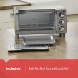 Wholesale-BLACK + DECKER TO1760 4 SLICE TOASTER OVEN-Toaster Oven-Electro Vision Inc
