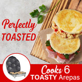 Wholesale-BRENTWOOD AR136 AREPA MAKER - 6 SLICE-Electro Vision Inc