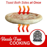 Wholesale-BRENTWOOD AR136 AREPA MAKER - 6 SLICE-Electro Vision Inc