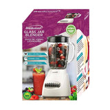 Wholesale-BRENTWOOD JB920W GLASS JAR BLENDER White-Blender-Electro Vision Inc