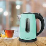Wholesale-BRENTWOOD KT1710BL ELECTRIC STAINLESS STEEL KETTLE BL/BLK 1QT-Electro Vision Inc