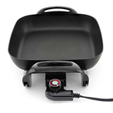 Wholesale-BRENTWOOD SK65 ELECTRIC SKILLET BLACK 12 INCH-Electro Vision Inc