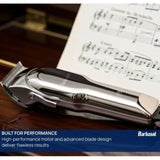 Wholesale-Barbasol CBH14007VTN Rechargeable Cordless Hair Clipper with LCD Display - Gray-Hair Clipper-Electro Vision Inc