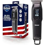 Wholesale-Barbasol CBH14008SIG Rechargeable Display Trimmer, Turbo Boost & 3 Guide Comb-Hair Clipper & Trimmer Accessories-Electro Vision Inc
