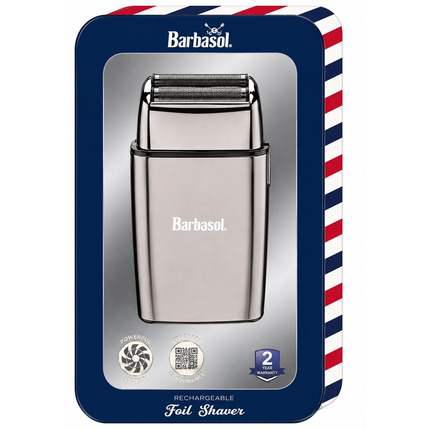 Wholesale-Barbasol CBK16002-TIN Rechargeable Foil Shaver Gun - Grey-Rechargeable Shaver-Electro Vision Inc