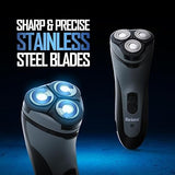 Wholesale-Barbasol CBR11002BLU Rechargeable Rotary Shaver-Electric Shaver-Electro Vision Inc