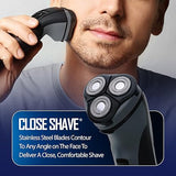 Wholesale-Barbasol CBR11002BLU Rechargeable Rotary Shaver-Electric Shaver-Electro Vision Inc