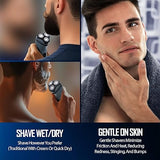 Wholesale-Barbasol CBR11002BLU Rechargeable Rotary Shaver-Electric Shaver-Electro Vision Inc