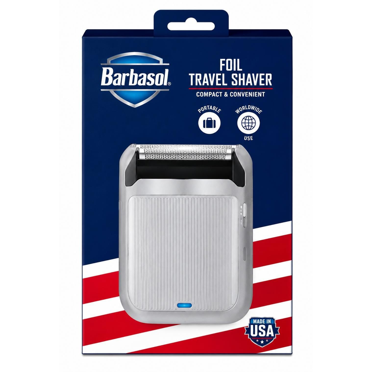 Wholesale-Barbasol CBT11008GRY Travel Foil Shaver-Shaver-Electro Vision Inc