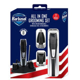 Wholesale-Barbasol CBT13100WMX Trimmer 7 Piece All-in-1 Grooming Set-Trimmer Kit-Electro Vision Inc