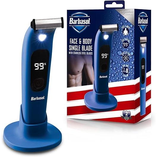 Wholesale-Barbasol CBT13104SIG Face Body Blade LCD Display Stainless Steel-Beauty and Grooming-Electro Vision Inc