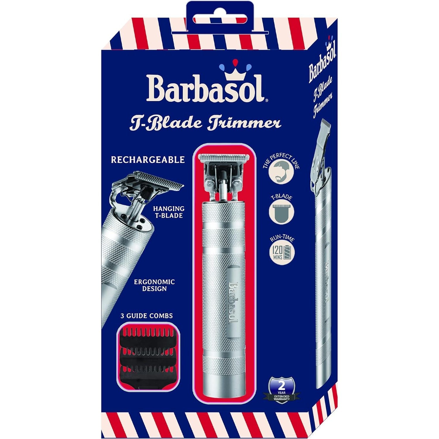 Wholesale-Barbasol CBT16002SLV T-Blade Trimmer-Electro Vision Inc