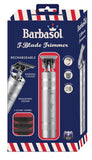 Wholesale-Barbasol CBT16002WHT T-Blade Zero Gapped Trimmer Rechargeable - White-Trimmer-Electro Vision Inc