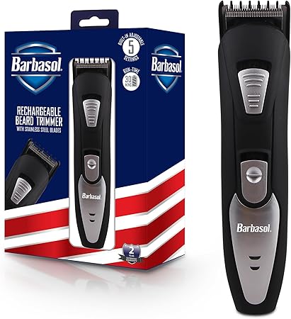 Wholesale-Barbasol CXX17028BLU Beard Trimmer 5 Position Guide-Hair Clipper & Trimmer Accessories-Electro Vision Inc
