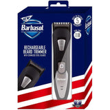 Wholesale-Barbasol Rechargeable Electric Beard Trimmer Stainless Steel Blades Adjustable Settings-Trimmer-Electro Vision Inc